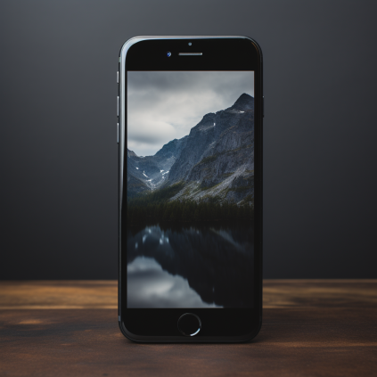 Black Screen Iphone Wallpaper