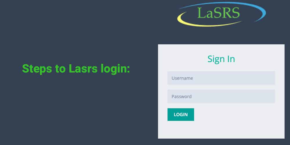 Lasrs Login Accessing The Lasrs Login Page