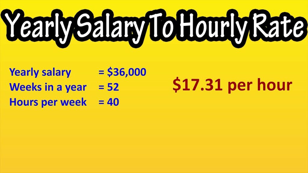 Conversion to Hourly Wage