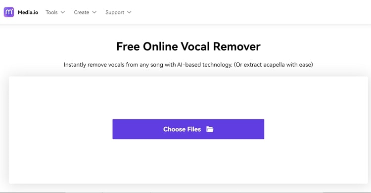 Why Choose Media.io Online Isolate Vocals From Song